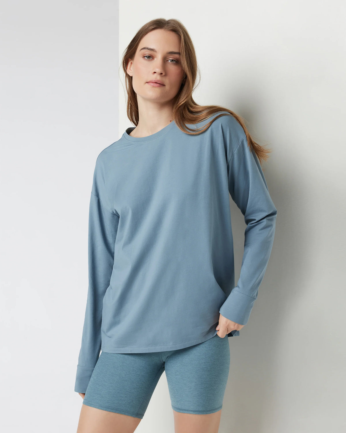 Long-Sleeve Feather Tee