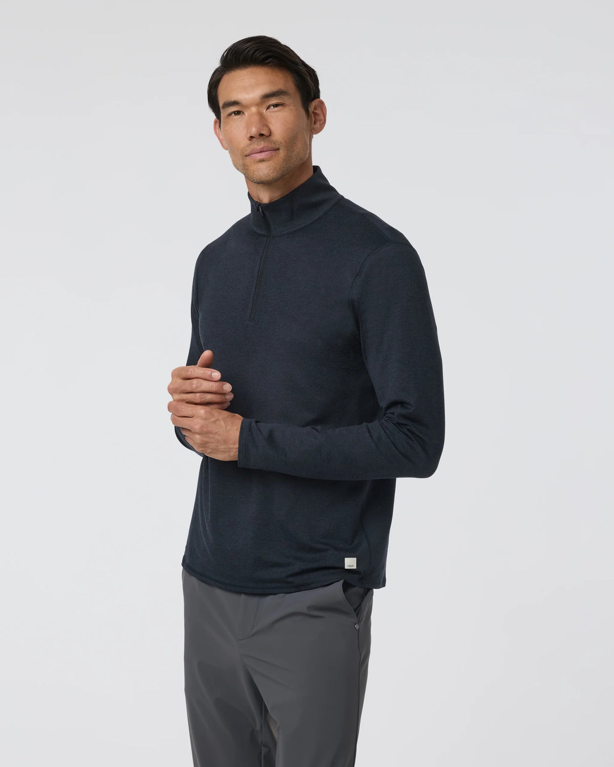 Ponto Half Zip Mock Neck