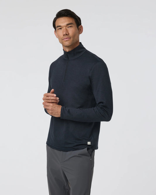 Ponto Half Zip Mock Neck
