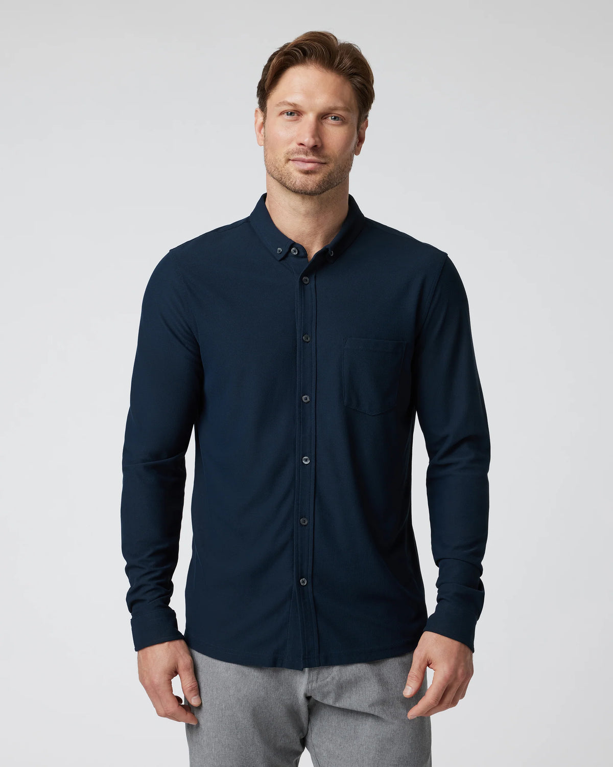 Long Sleeve Ace Button-Down