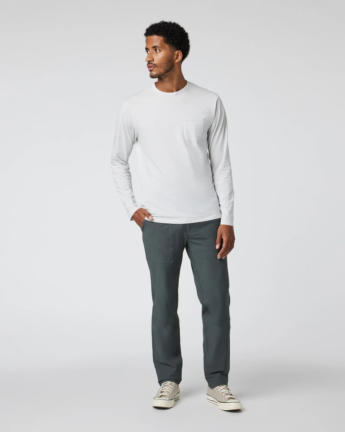 Long Sleeve Men's Feather Tee