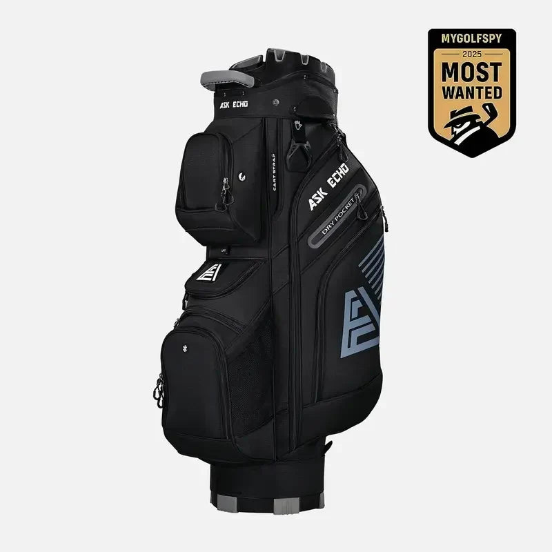 Golf T-Lock 14-Way Cart Bag – Quiet, Stable & Spacious
