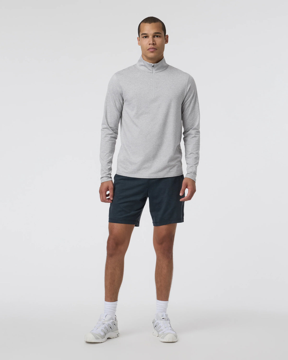 Ponto Half Zip Mock Neck