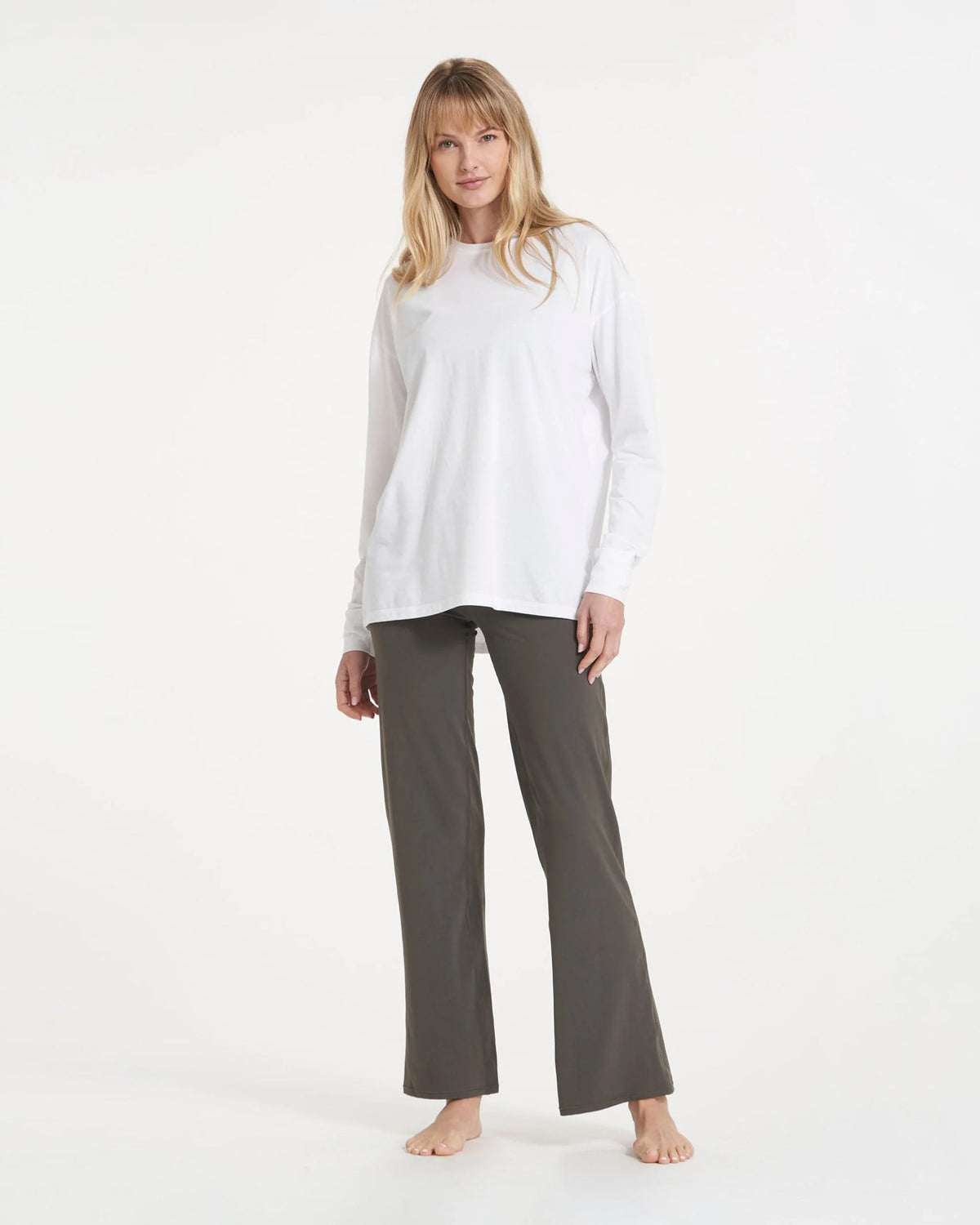 Long-Sleeve Feather Tee