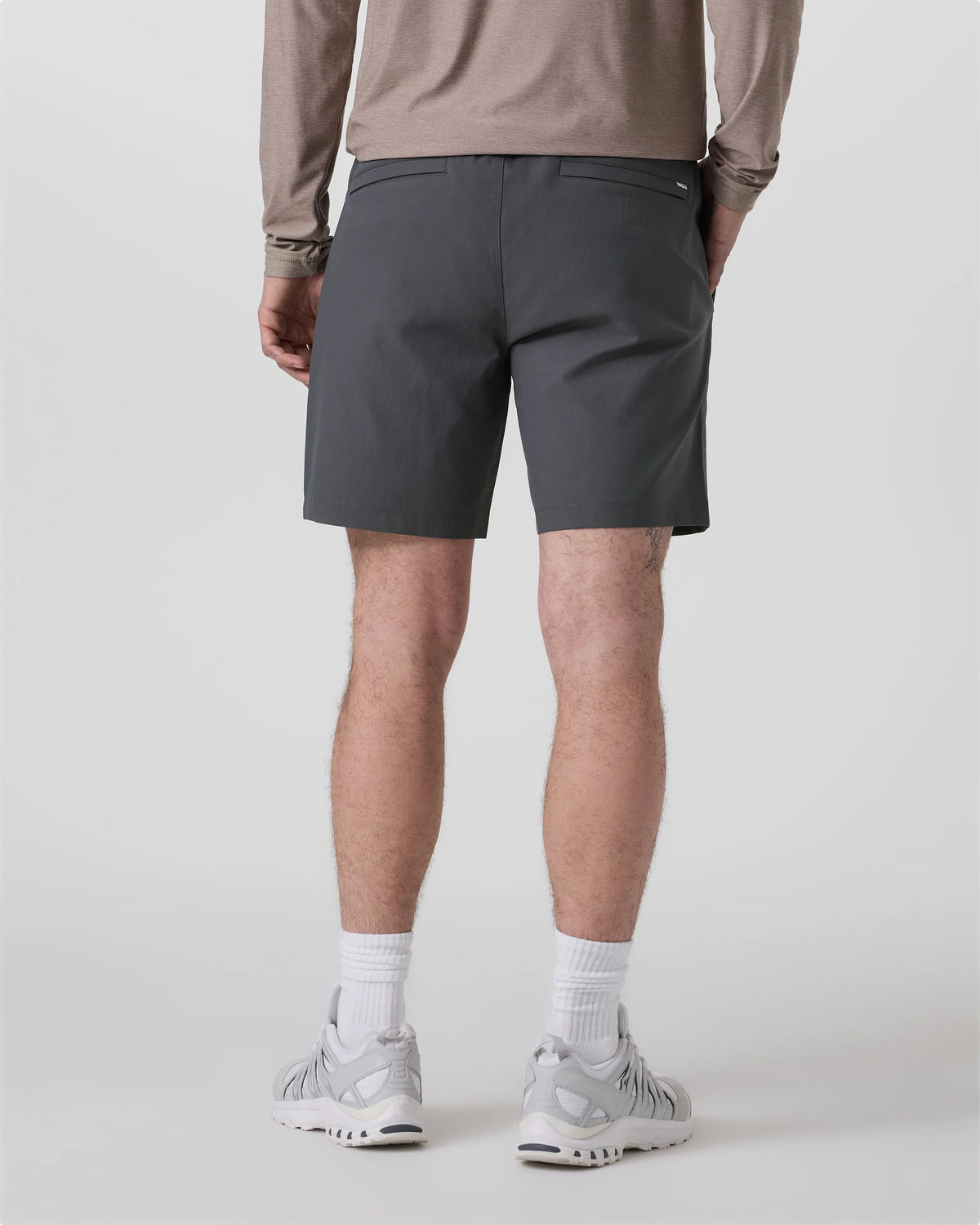 Cascade Crinkle Elastic Waist Short 8"