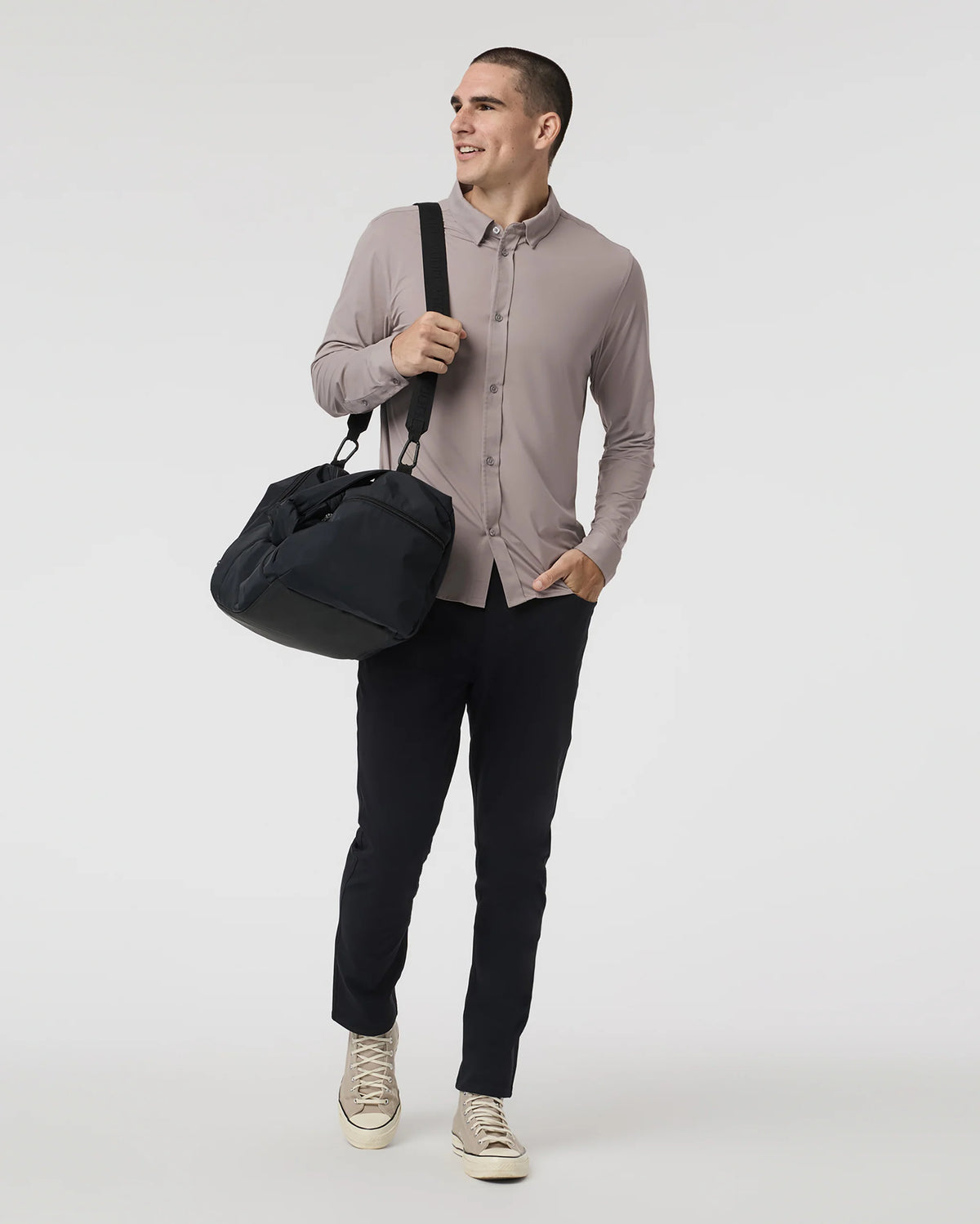 Long Sleeve TravelLite Button Down