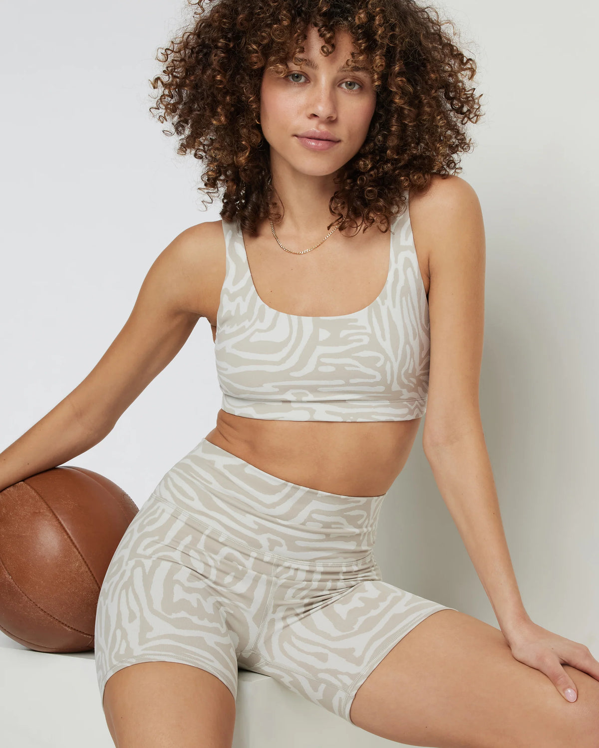Maze Jacquard Bra