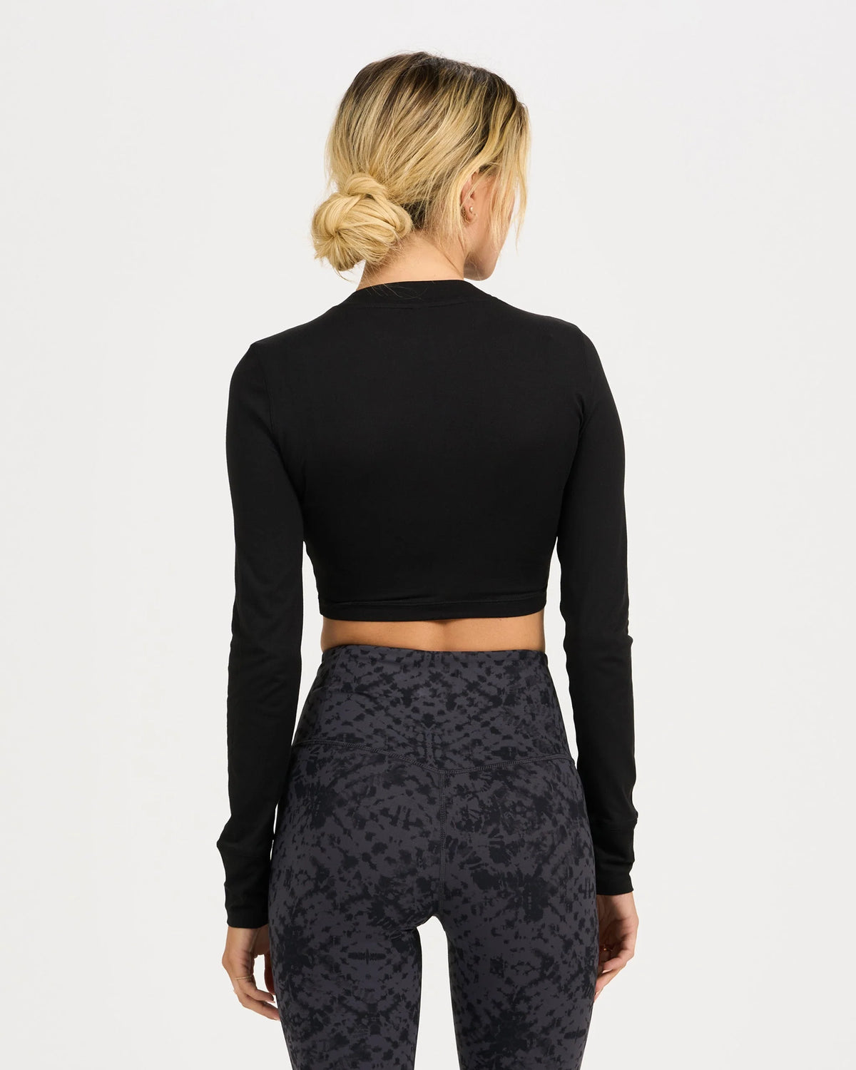 Long-Sleeve Lux Crop Tee
