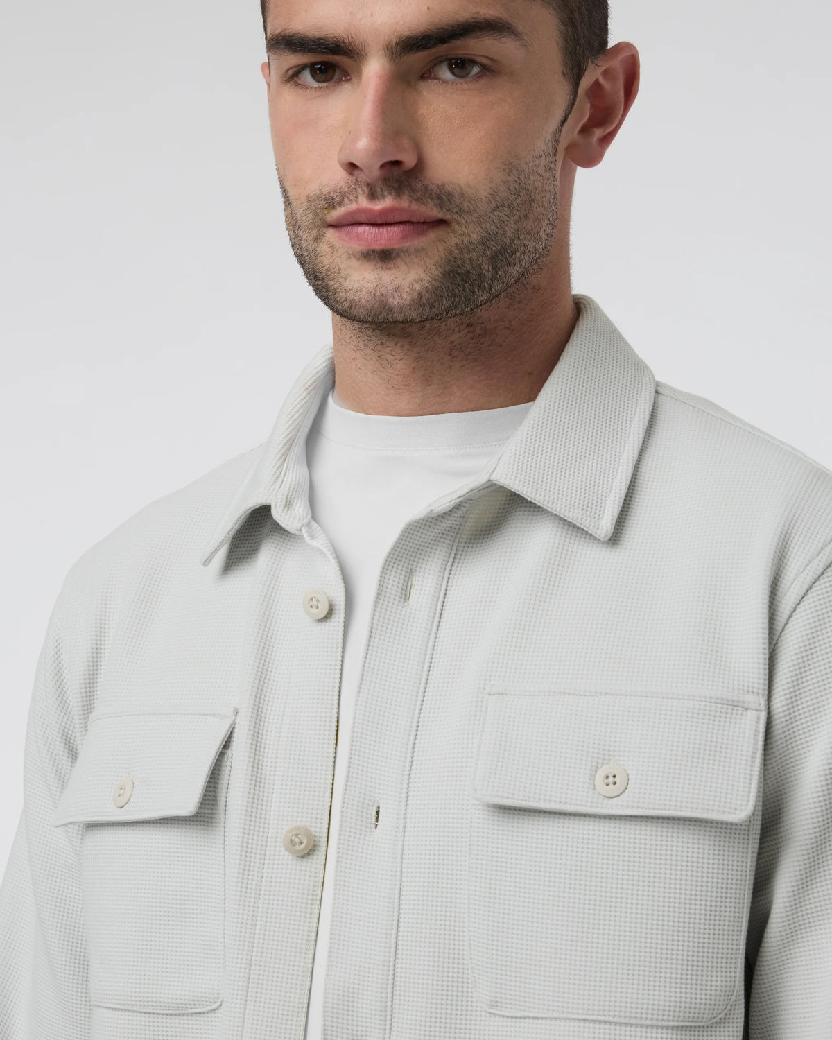 Waffle Shirt Jacket