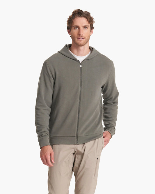 Performance Waffle Zip Hoodie