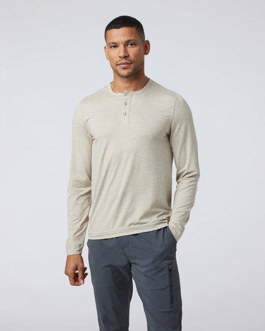 Long Sleeve Ease Performance Henley