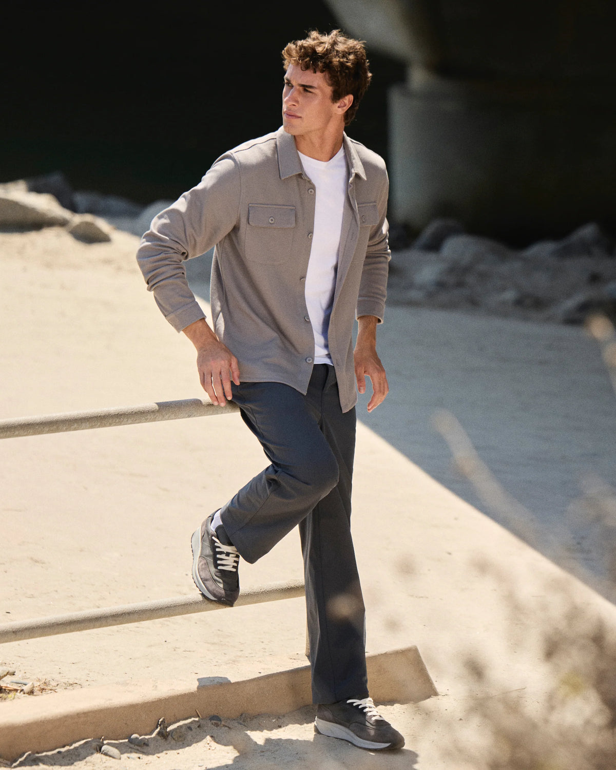 Waffle Shirt Jacket