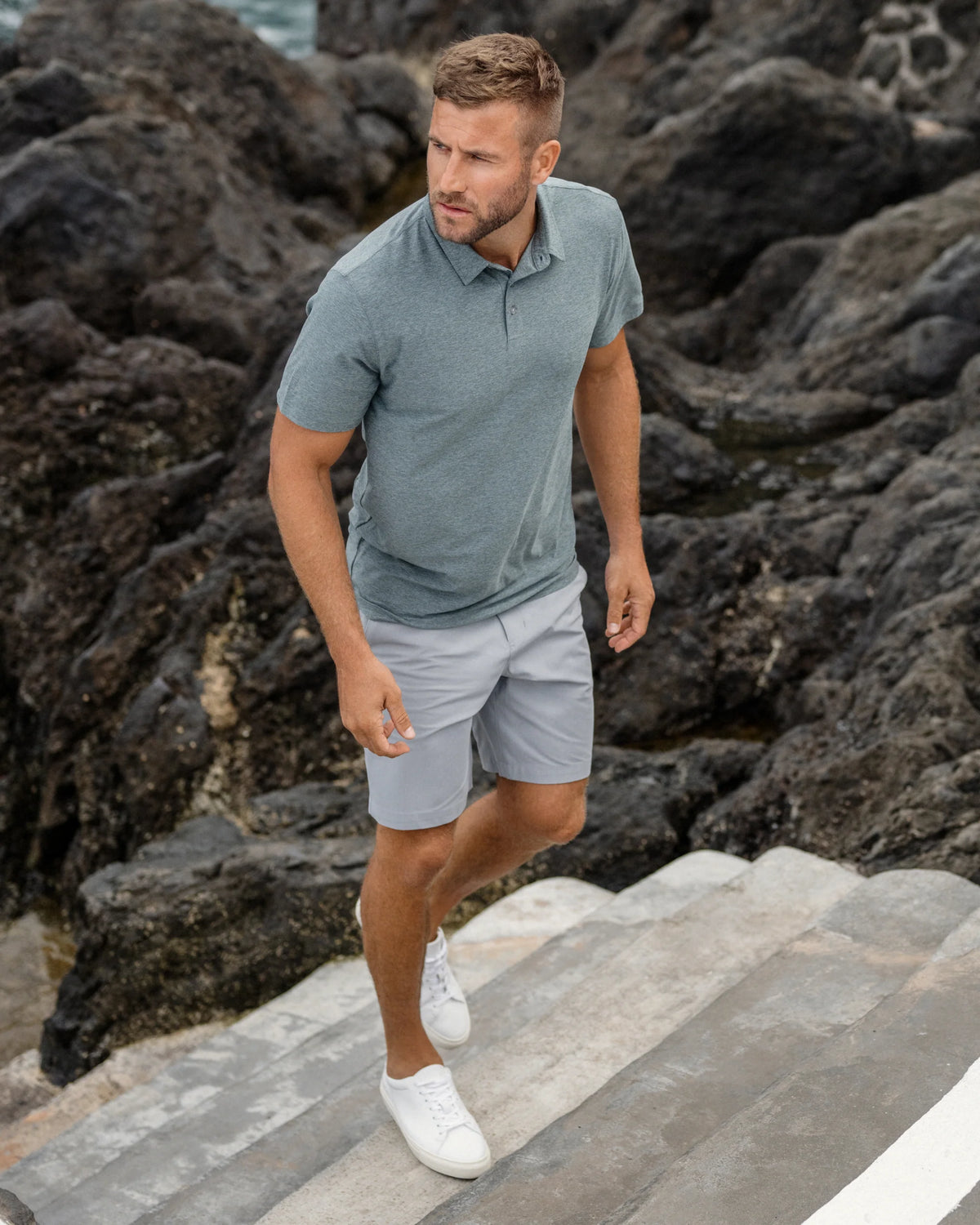 Cascade Elastic Waist Short