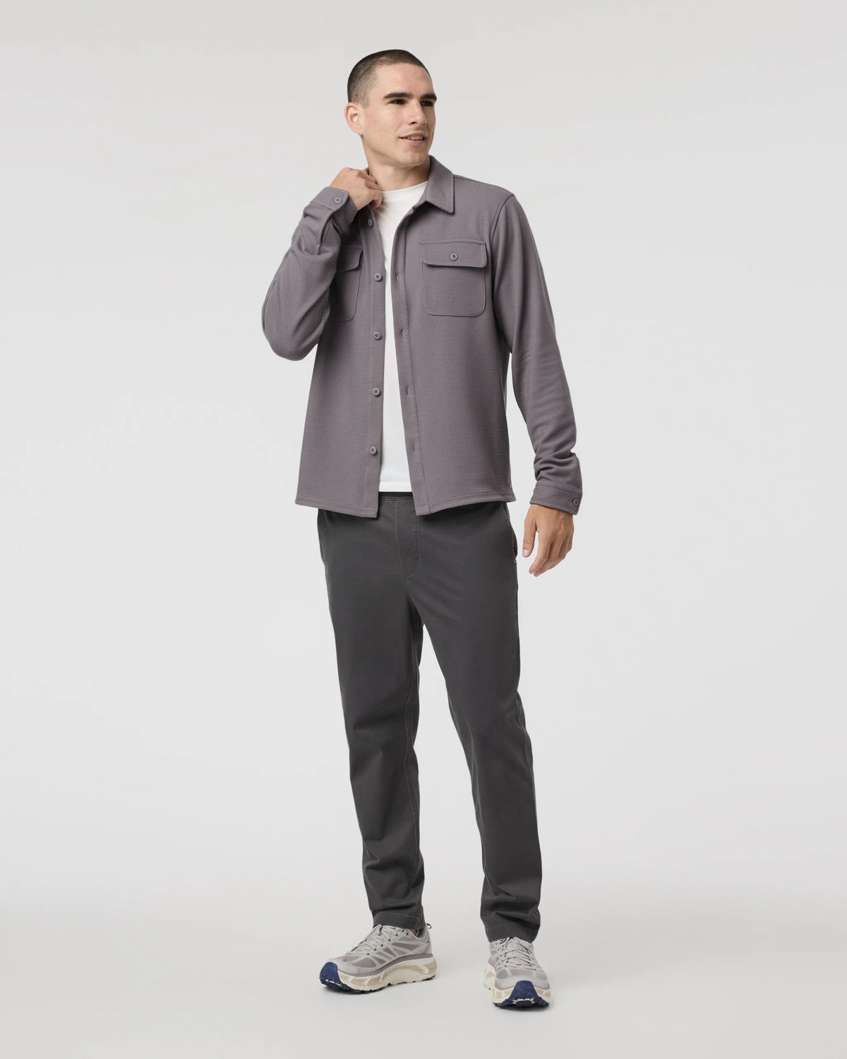 Waffle Shirt Jacket