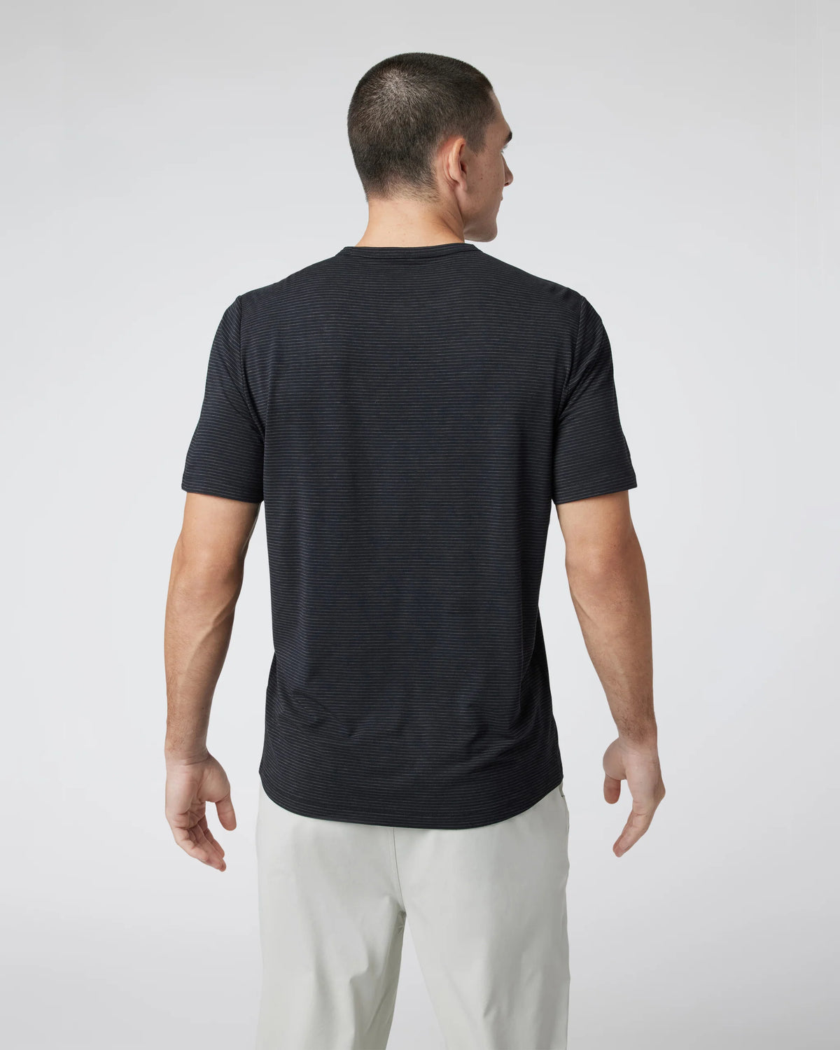 Short Sleeve Current Stripe Tee