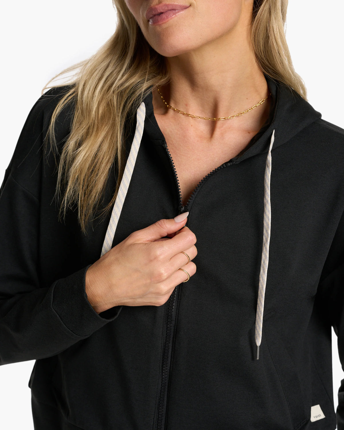 Granite Cropped Hoodie