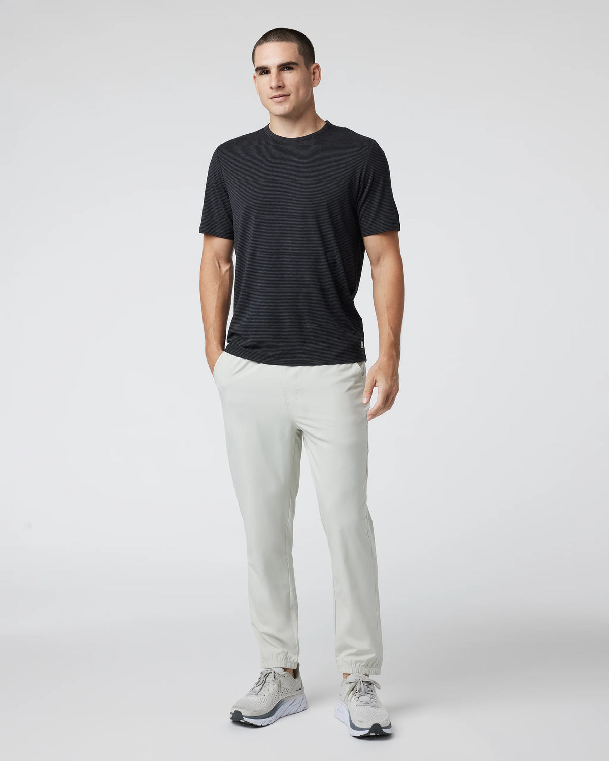 Short Sleeve Current Stripe Tee