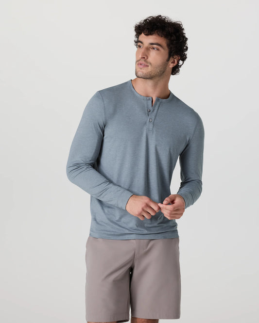 Long Sleeve Ease Performance Henley