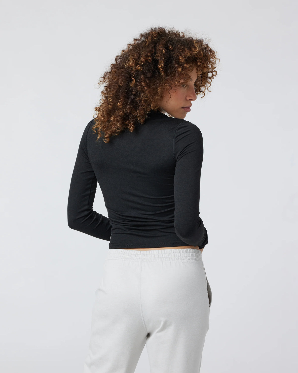 Long Sleeve Halo Ruched Tee