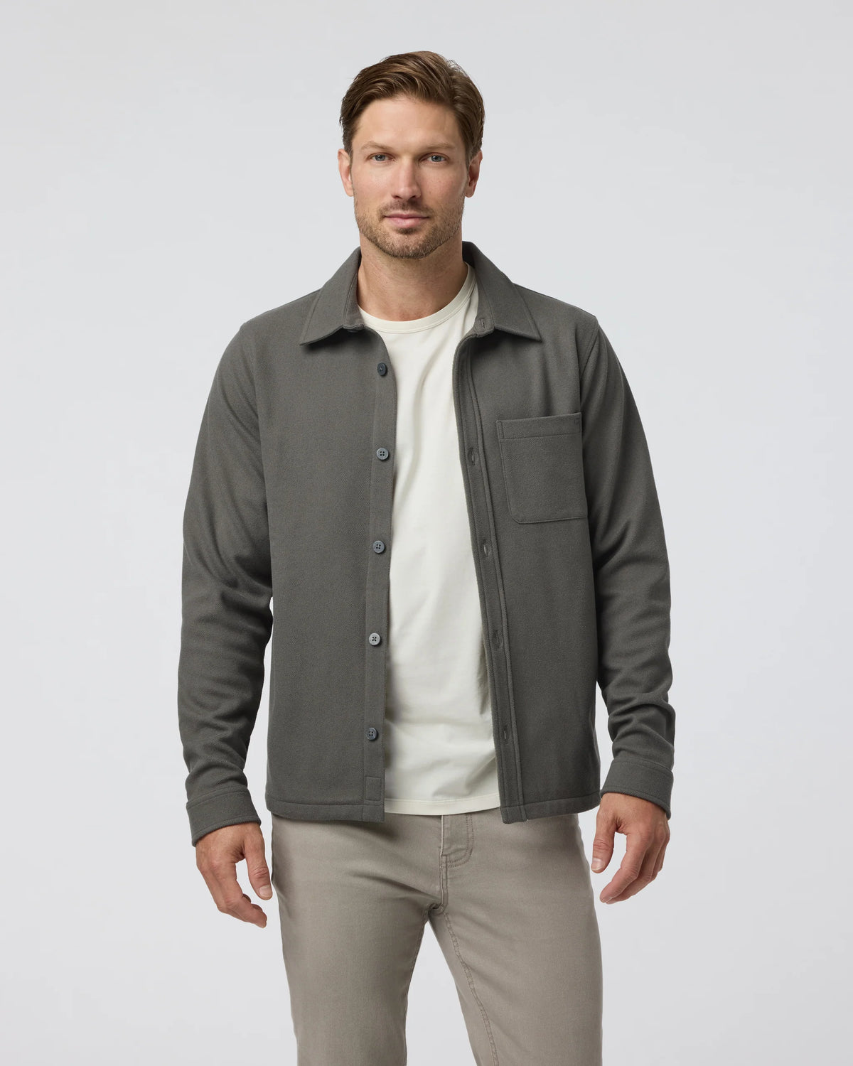 Beldon Shirt Jacket Knit Twill