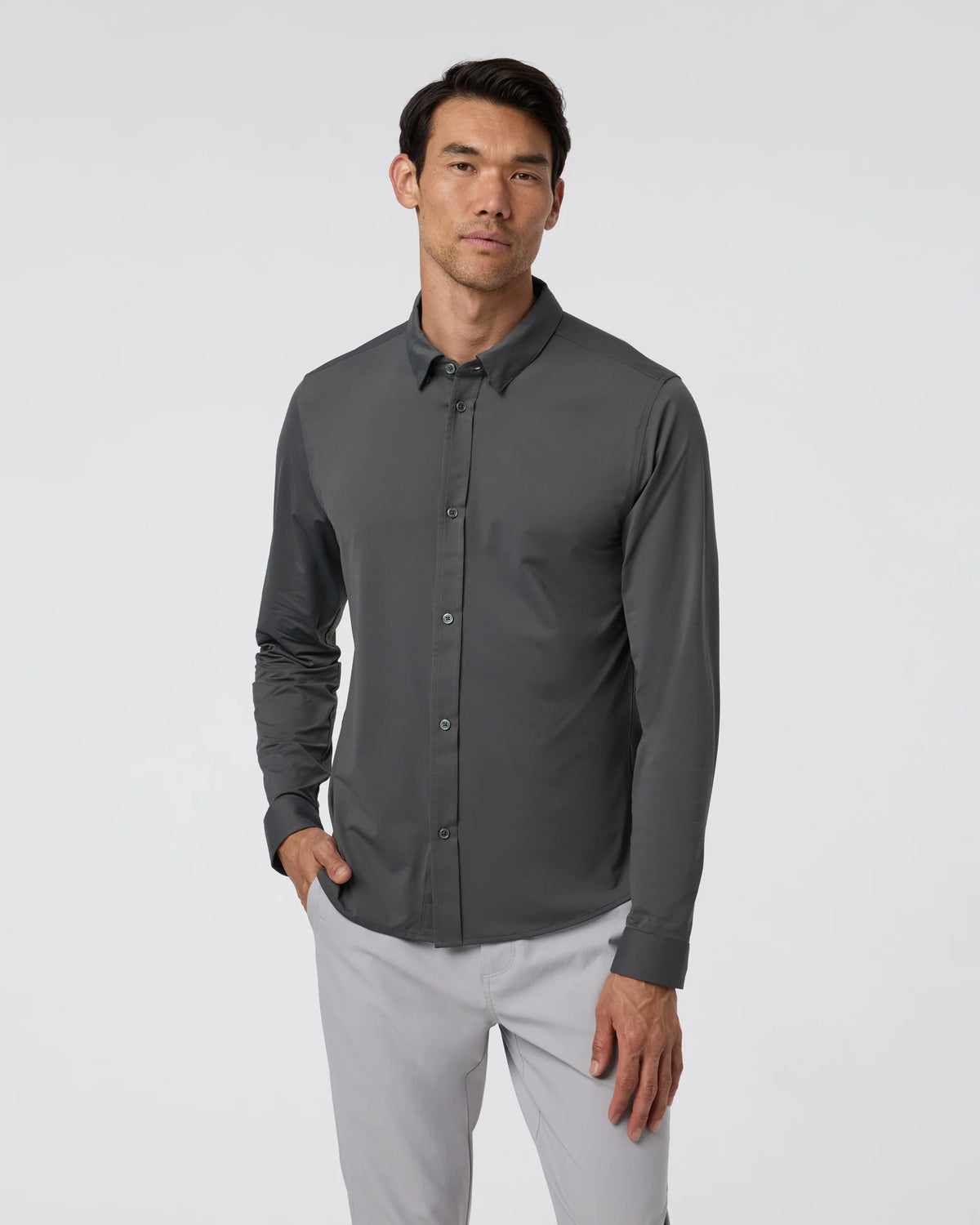 Long Sleeve TravelLite Button Down