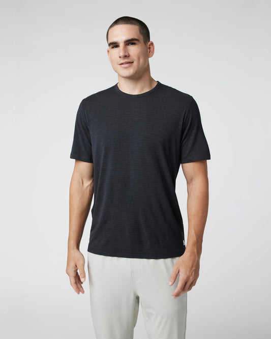 Short Sleeve Current Stripe Tee