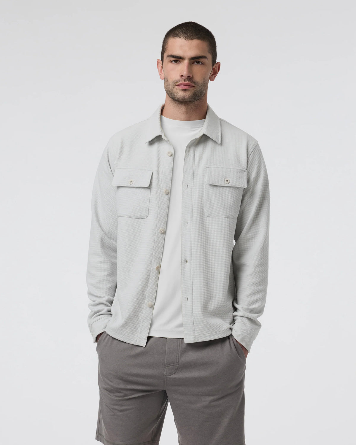 Waffle Shirt Jacket